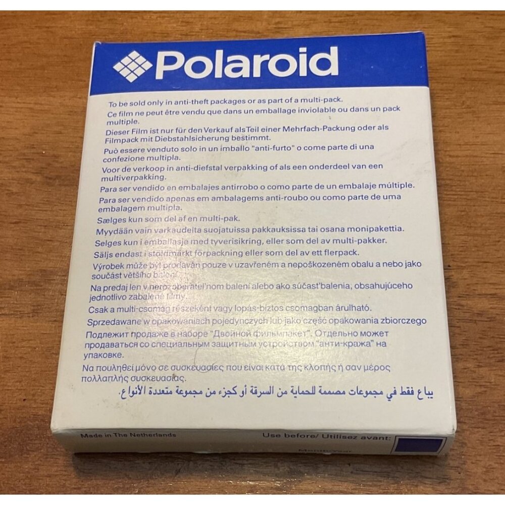 Vintage Polaroid Film Instant Color Type 600 Exired 3/07 New Sealed